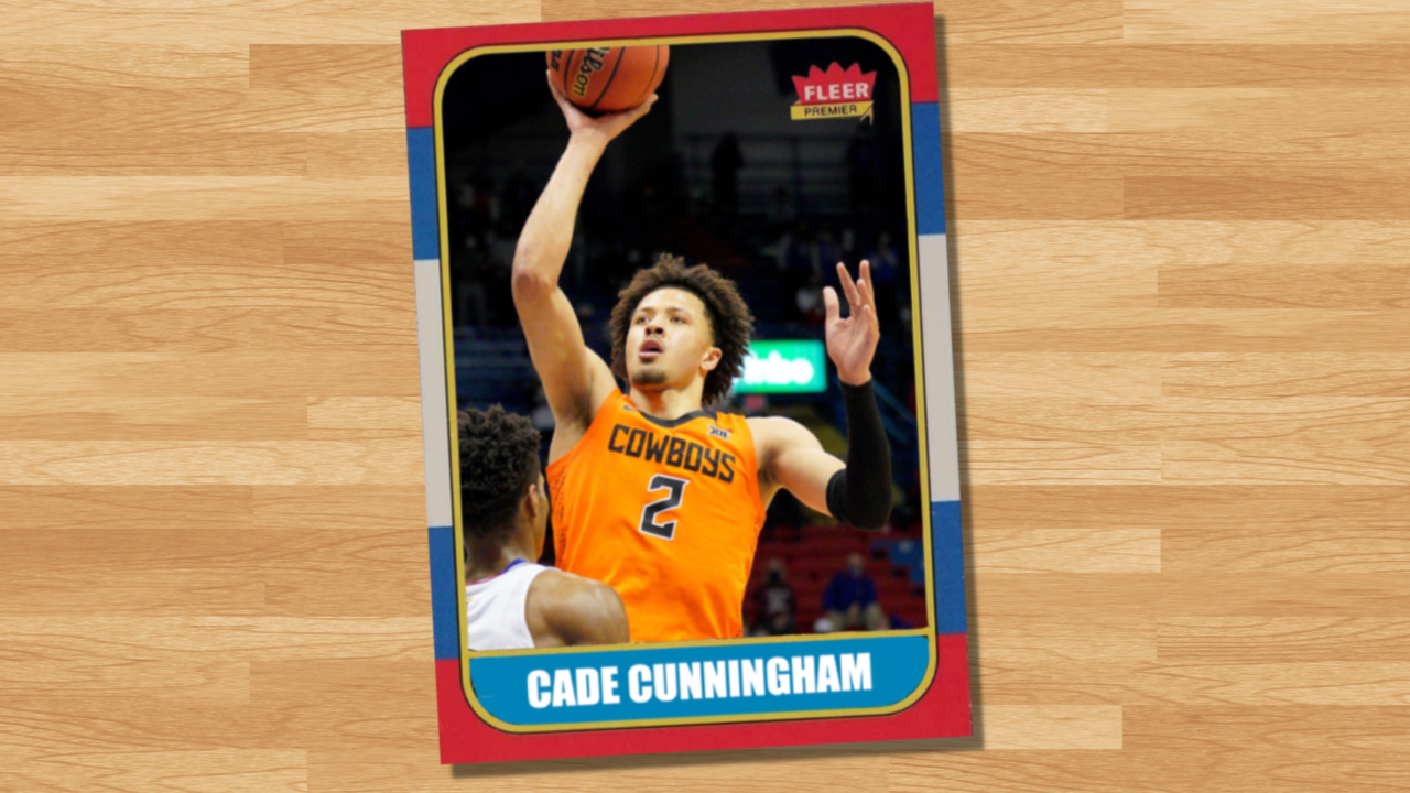 Imagining a Cade Cunningham NBA rookie card