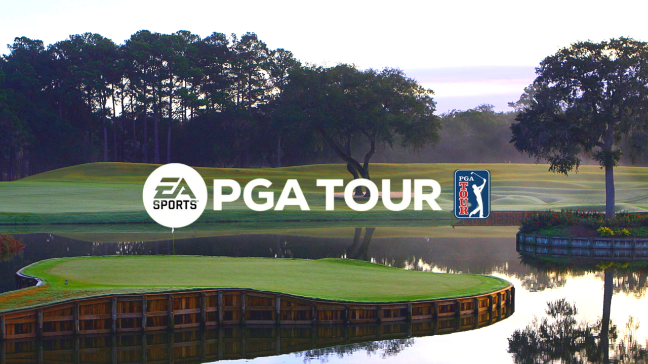 New EA Sports PGA Tour logo at TPC Sawgrass
