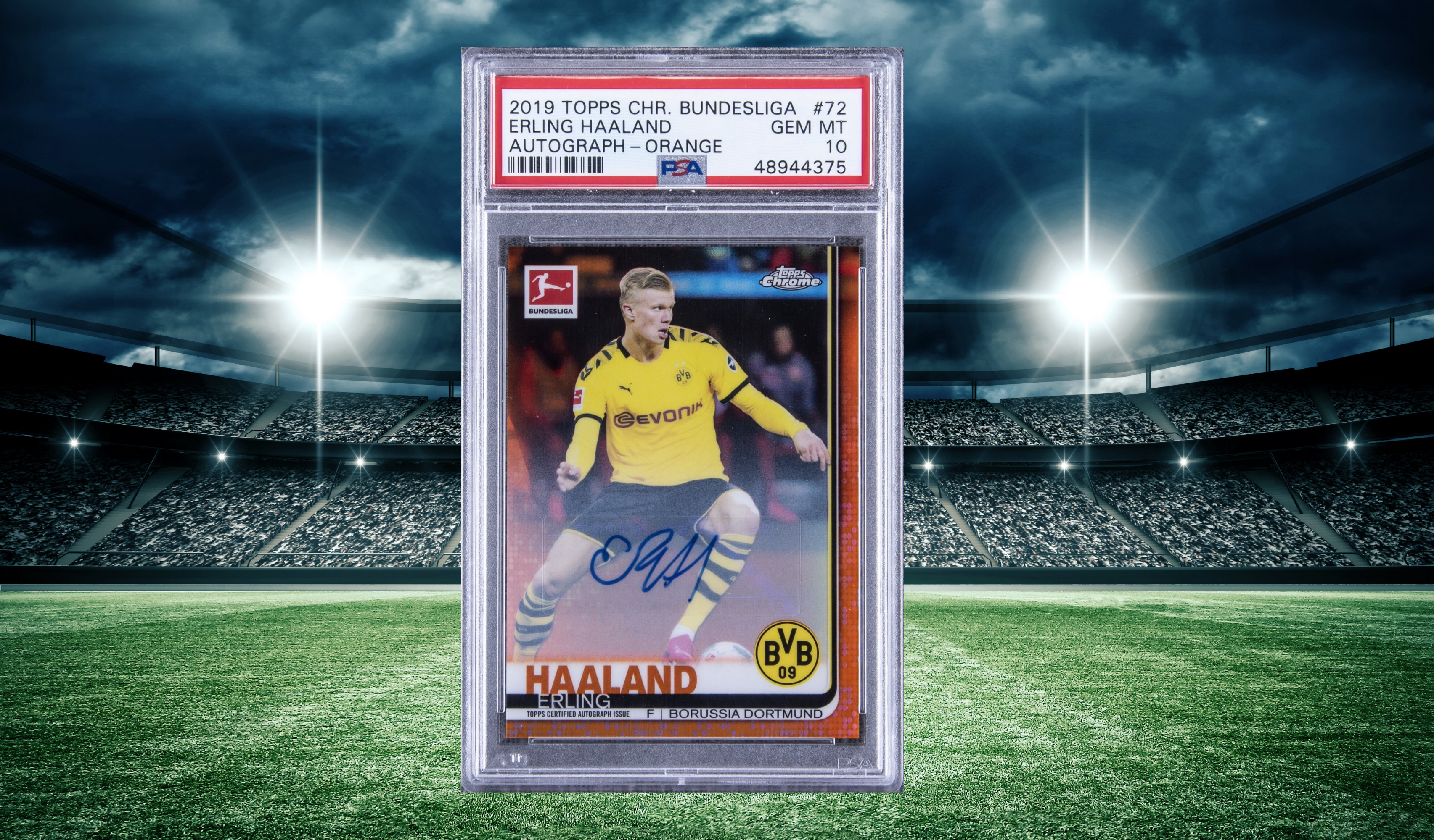 Topps Erling haaland BVB Summer tour Black and Yellow 09 Days around the world 
