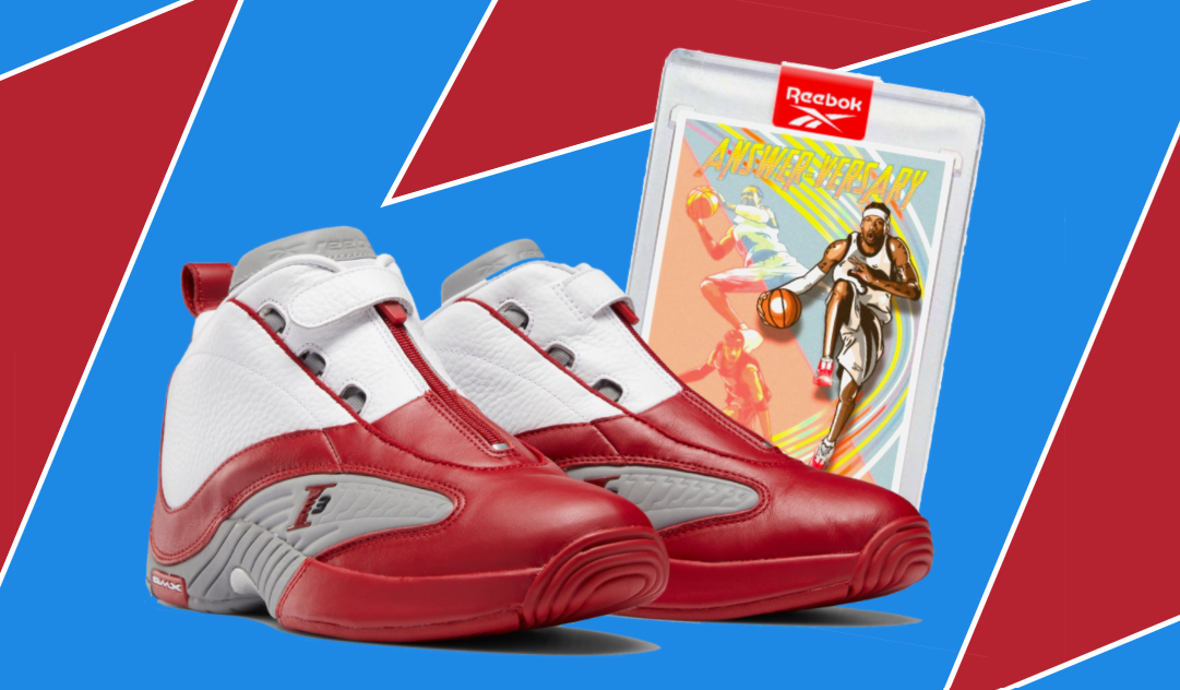 Depicting Allen Iverson's Reebok Answer IV with a limited edition "Answer-versary" trading card