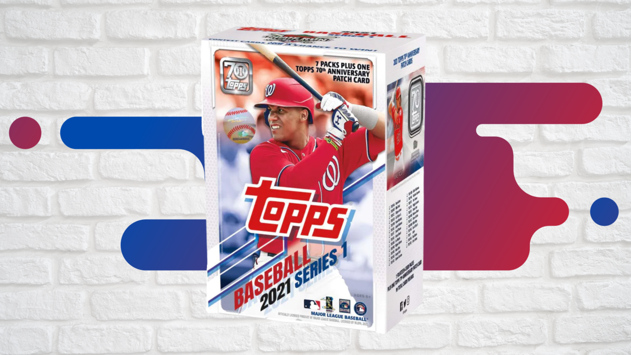 A Topps baseball card hobby box featuring Washington Nationals star Juan Soto