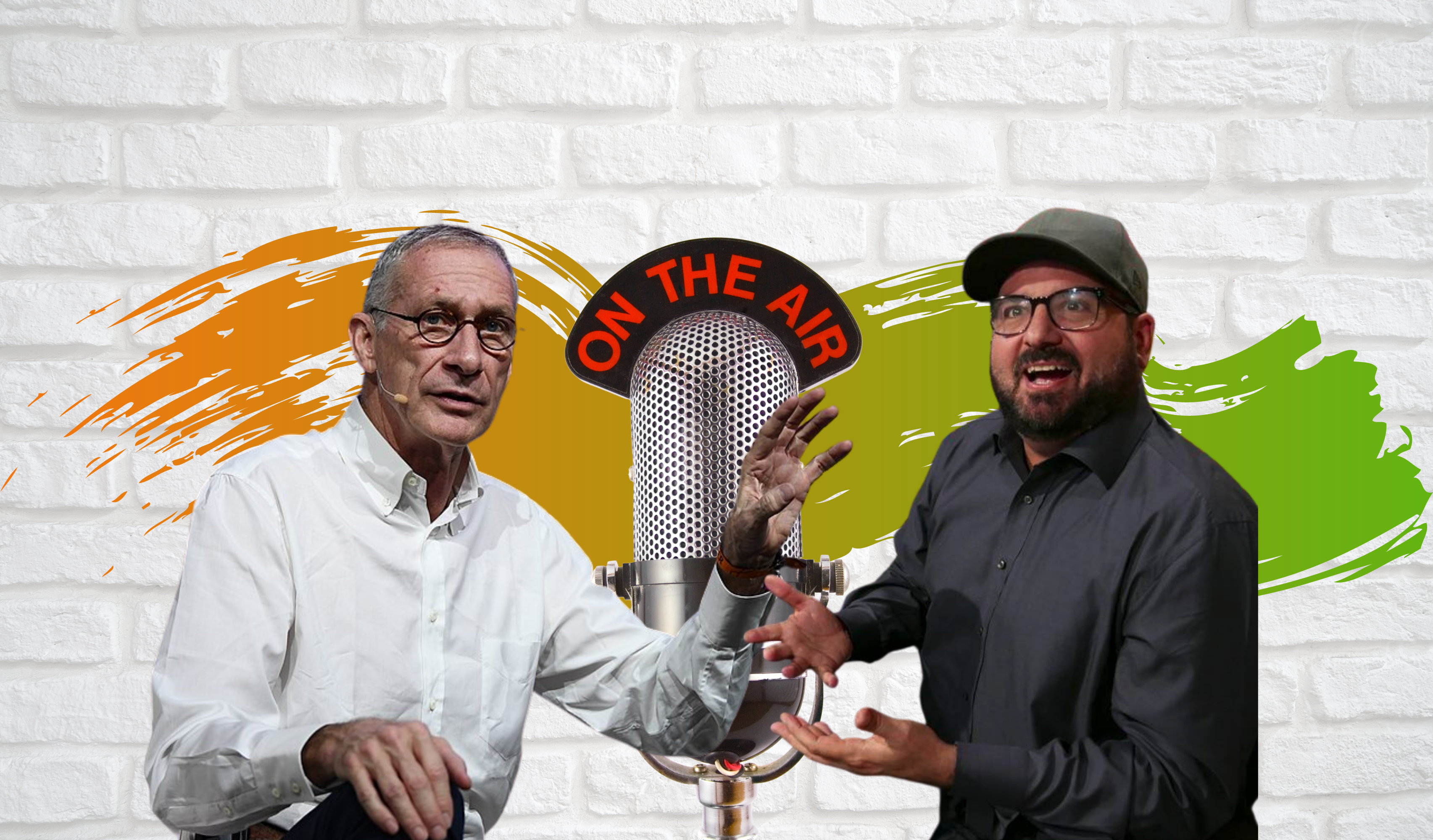 Depicting John Skipper and Dan Le Batard of Meadowlark Media