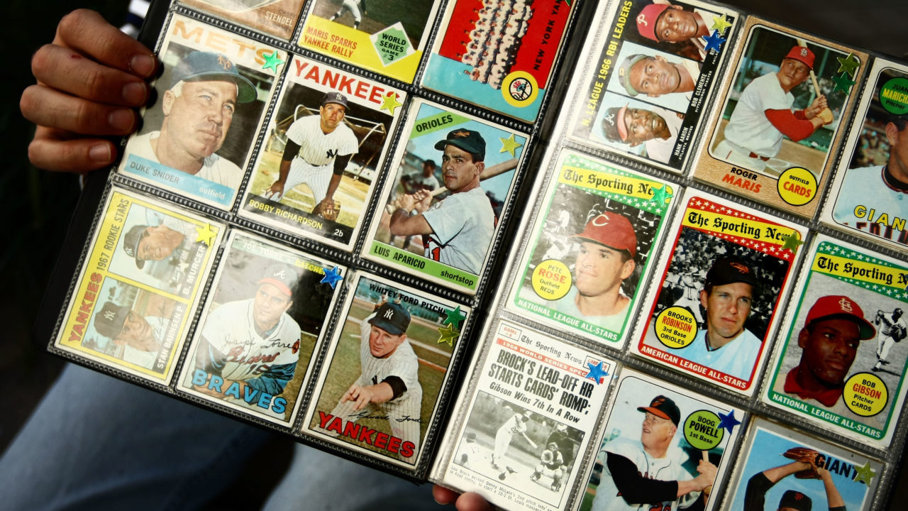 Collection of classic baseball cards