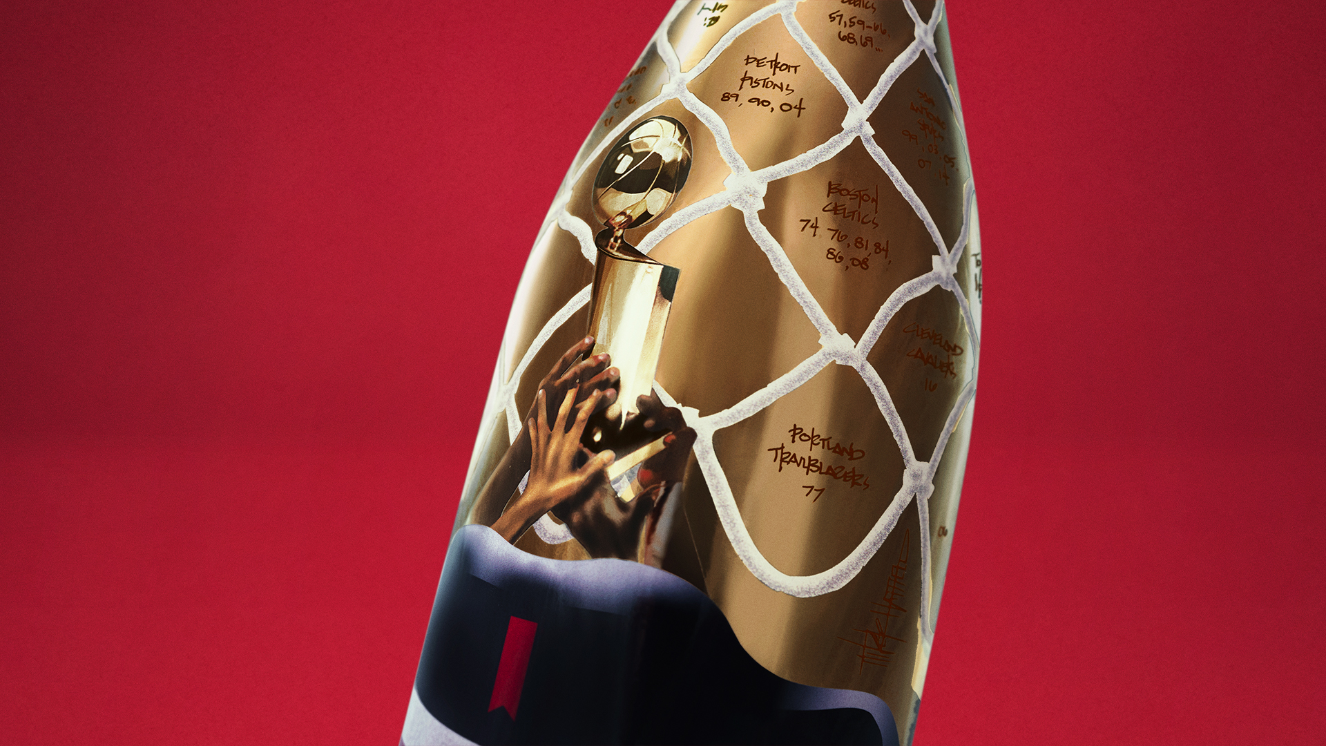 Michelob, Tinker Hatfield Unveil Exclusive NBA Championship Bottle