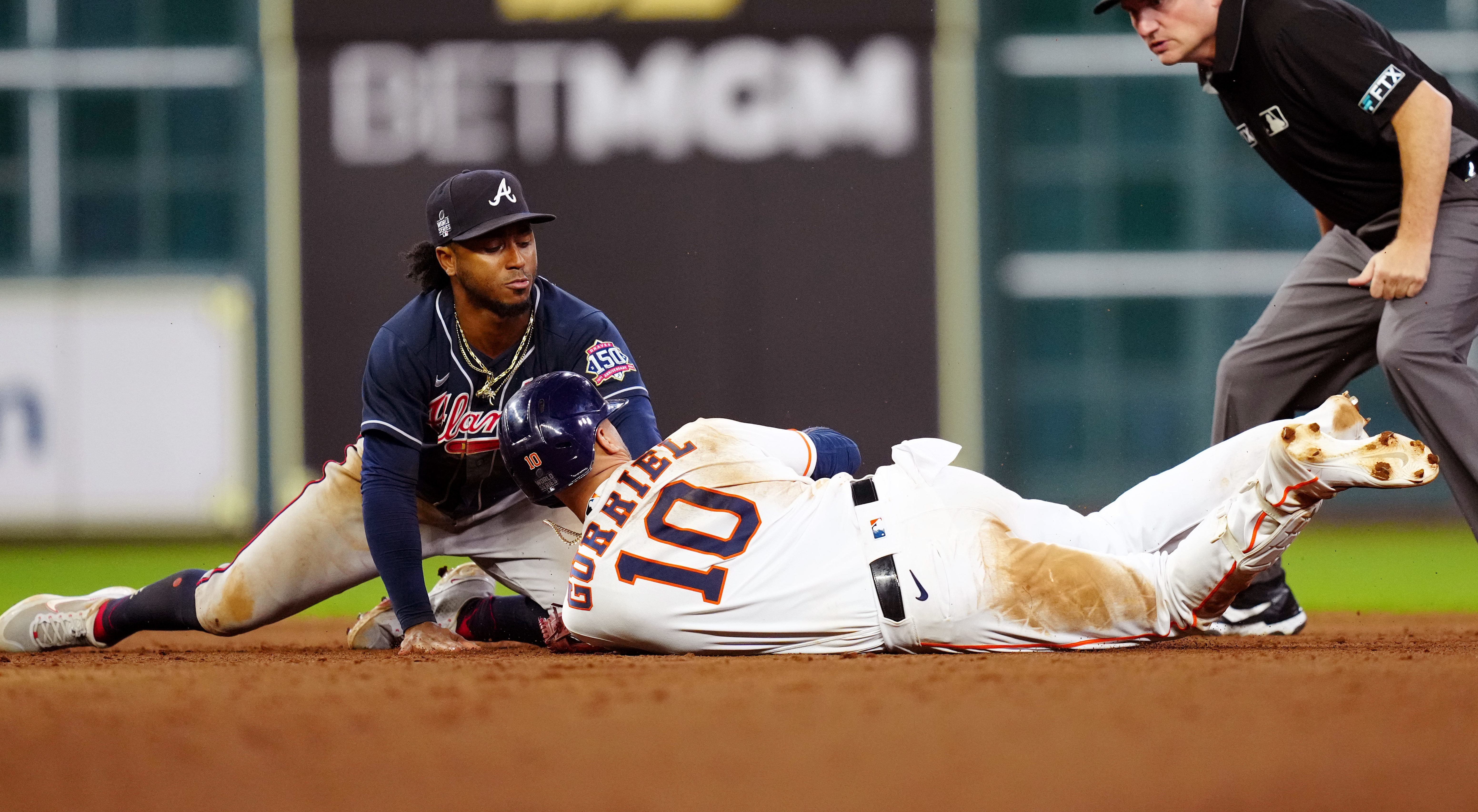 Charlie Morton Game 1 World Series ankle injury 