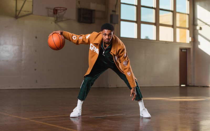 spalding clyde sneakers