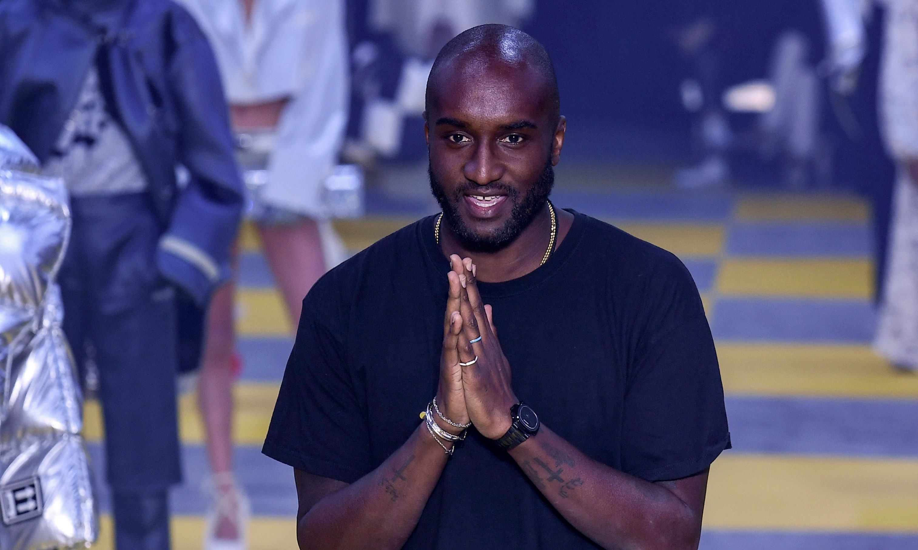 Virgil Abloh Sporting Custom Louis Vuitton and a Possible Future