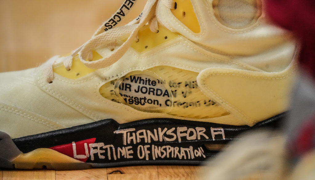 Virgil Abloh on the Off-White Air Jordan 5 and his journey