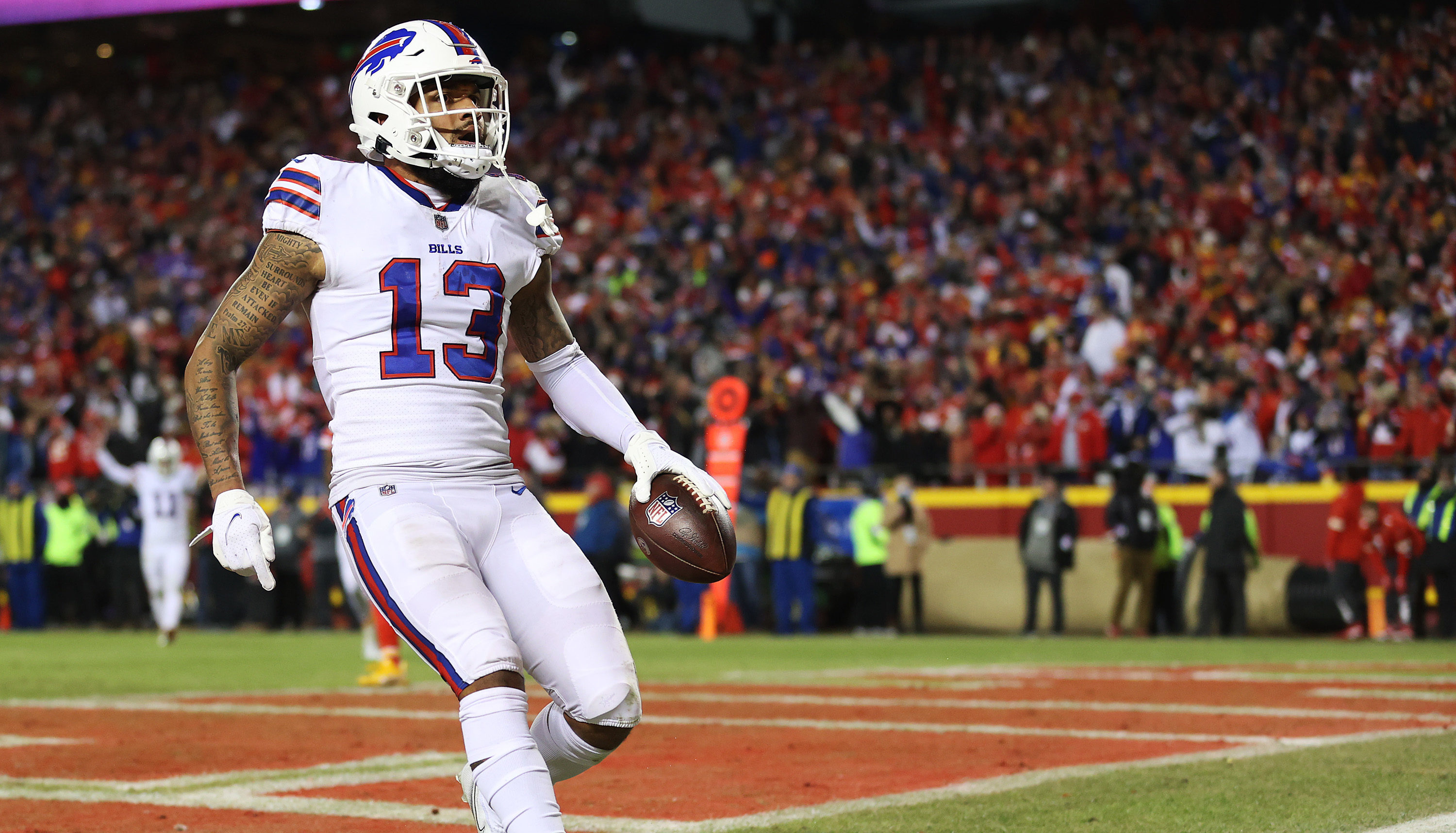 Bills WR Gabriel Davis catches playoff-record four TDs in Divisional Round  loss to Chiefs