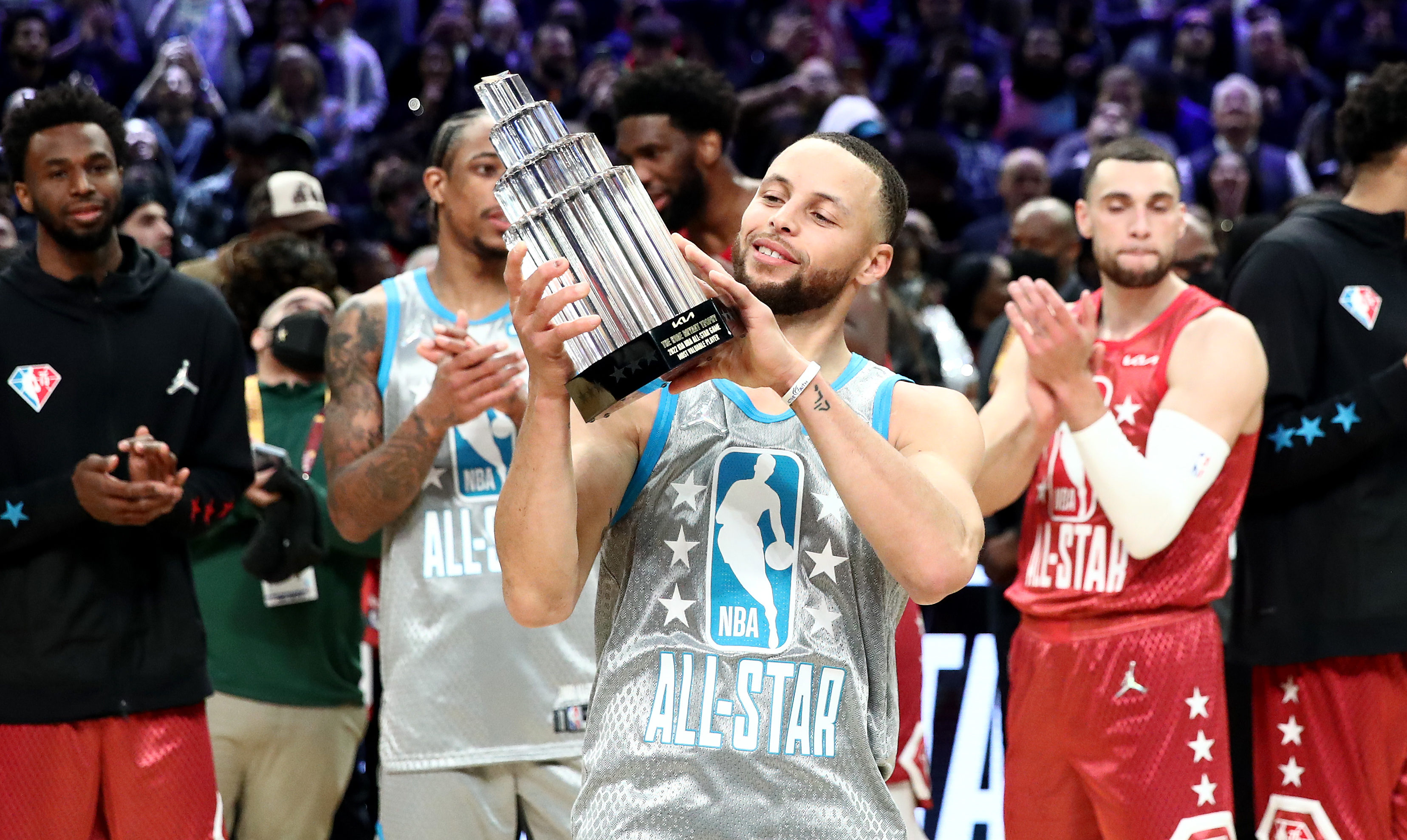 Stephen Curry - Game-Worn 2021 NBA All-Star Shorts - 1st Half - Scored 28  Points