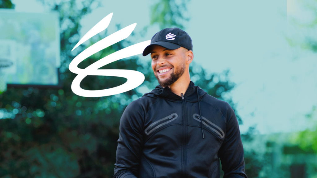 steph curry golf hat logo