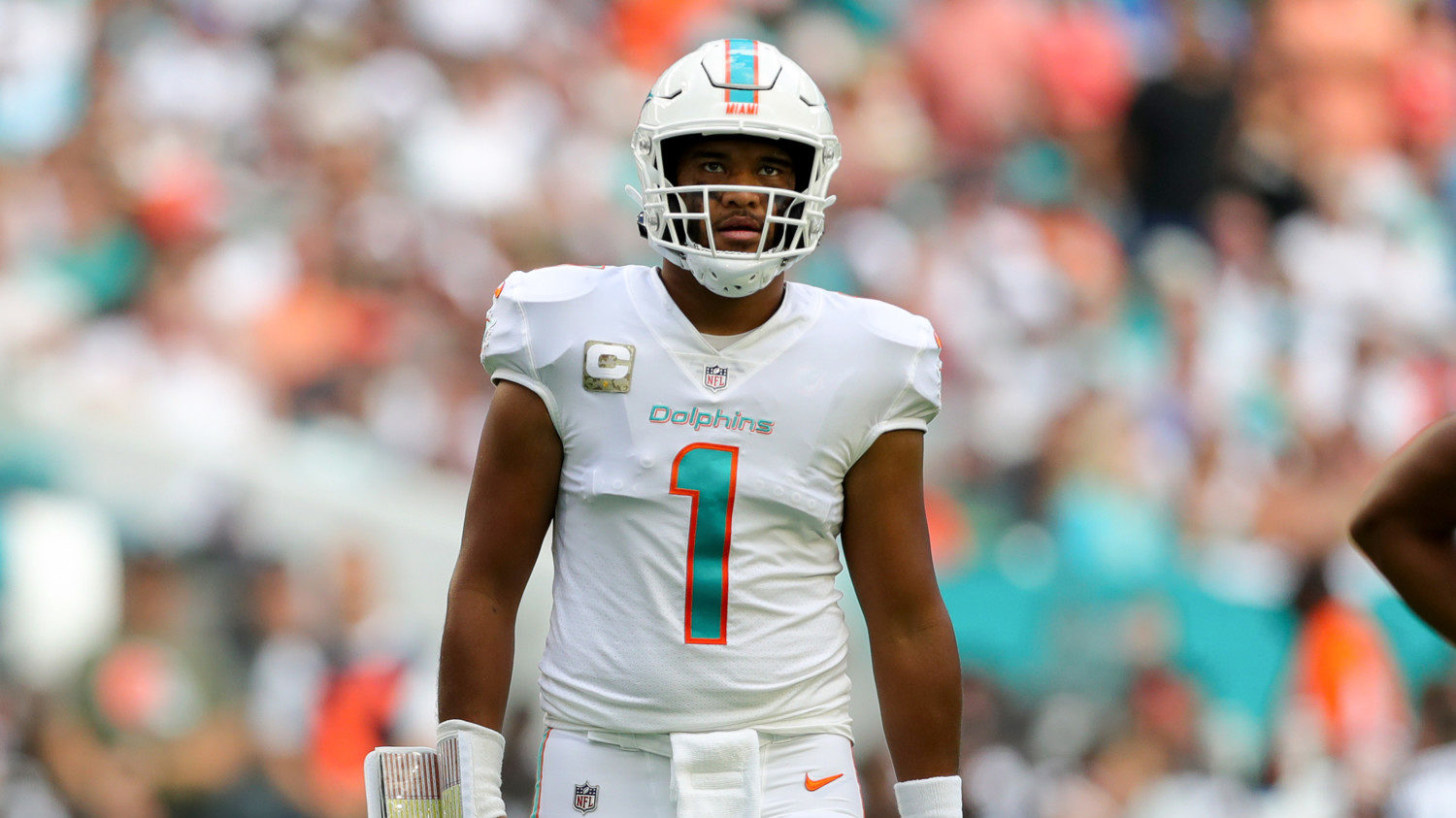 Dolphins' Tua Tagovailoa talks Herbert's record-breaking contract