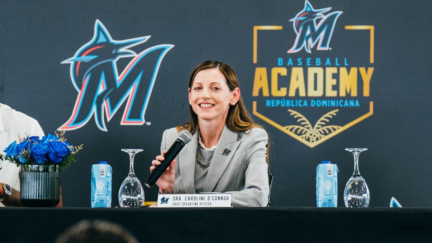Caroline O'Connor of Freehold NJ, is Miami Marlins' president of