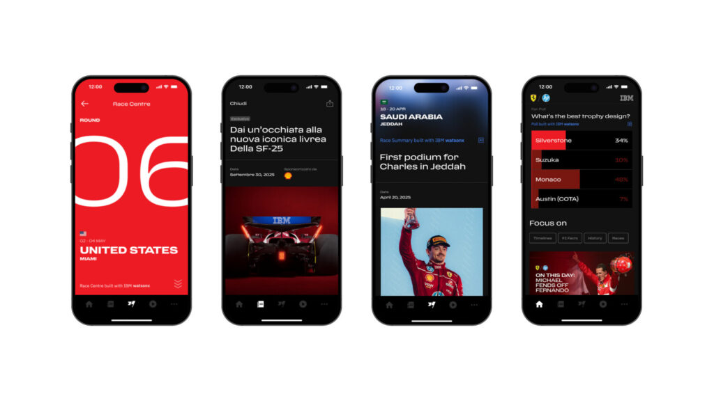 Ferrari’s Revamped F1 App Puts IBM's AI in the Driver’s Seat - Boardroom