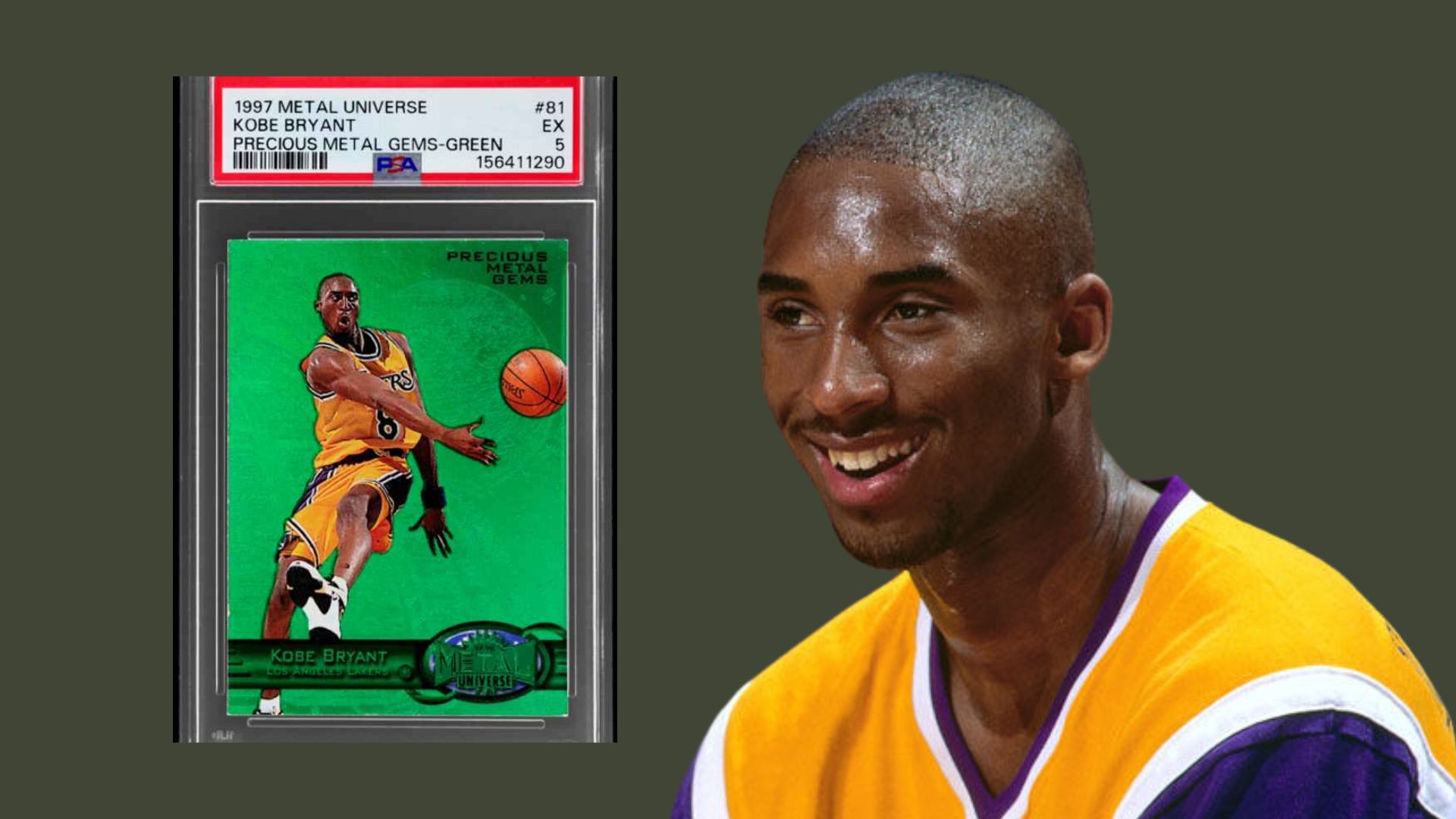 NBAカード E-xceptional kobe bryant green Rare Kobe Bryant trading card sells for $3.15 million, topping
