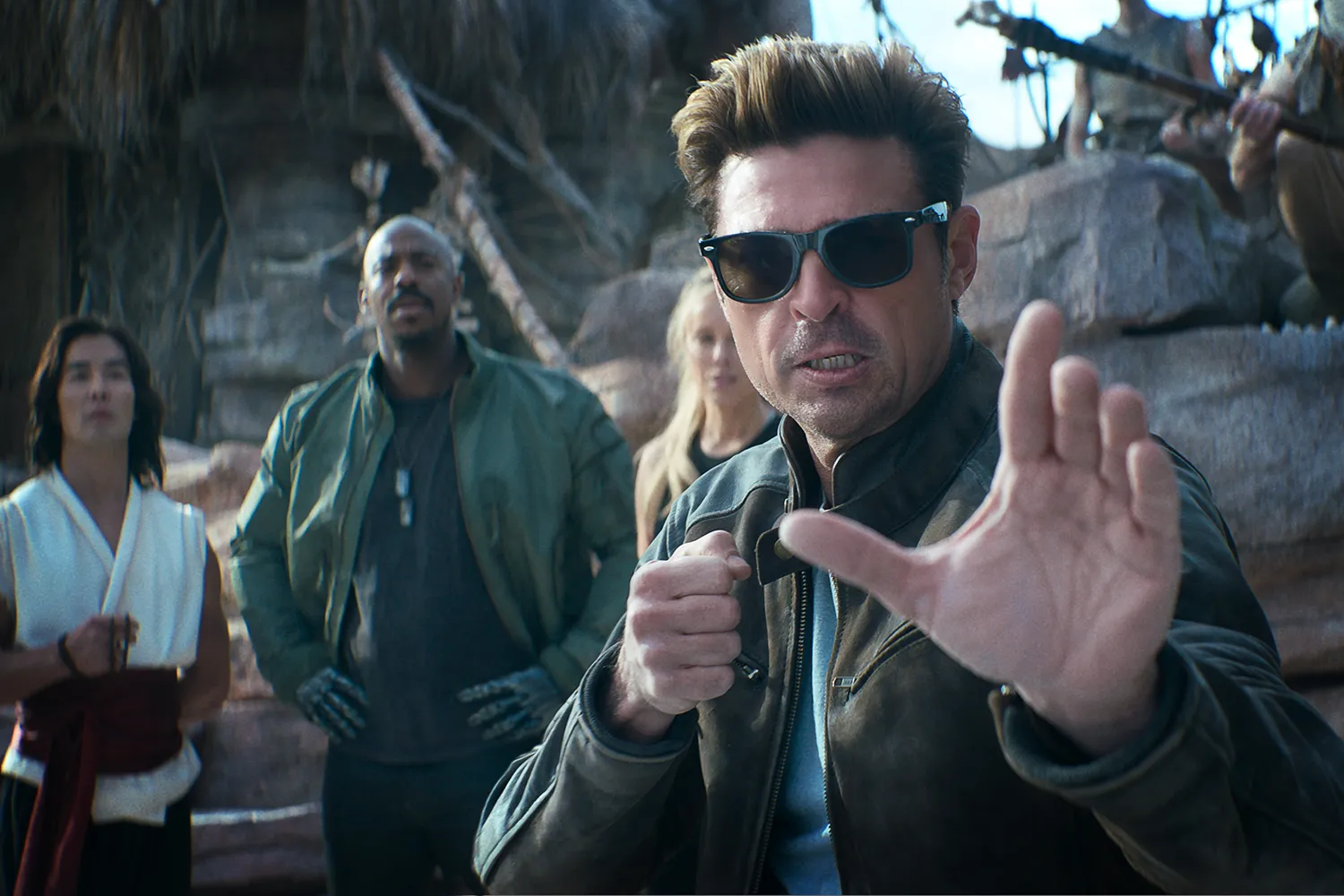 Karl Urban as Johnny Cage in 'Mortal Kombat II'.