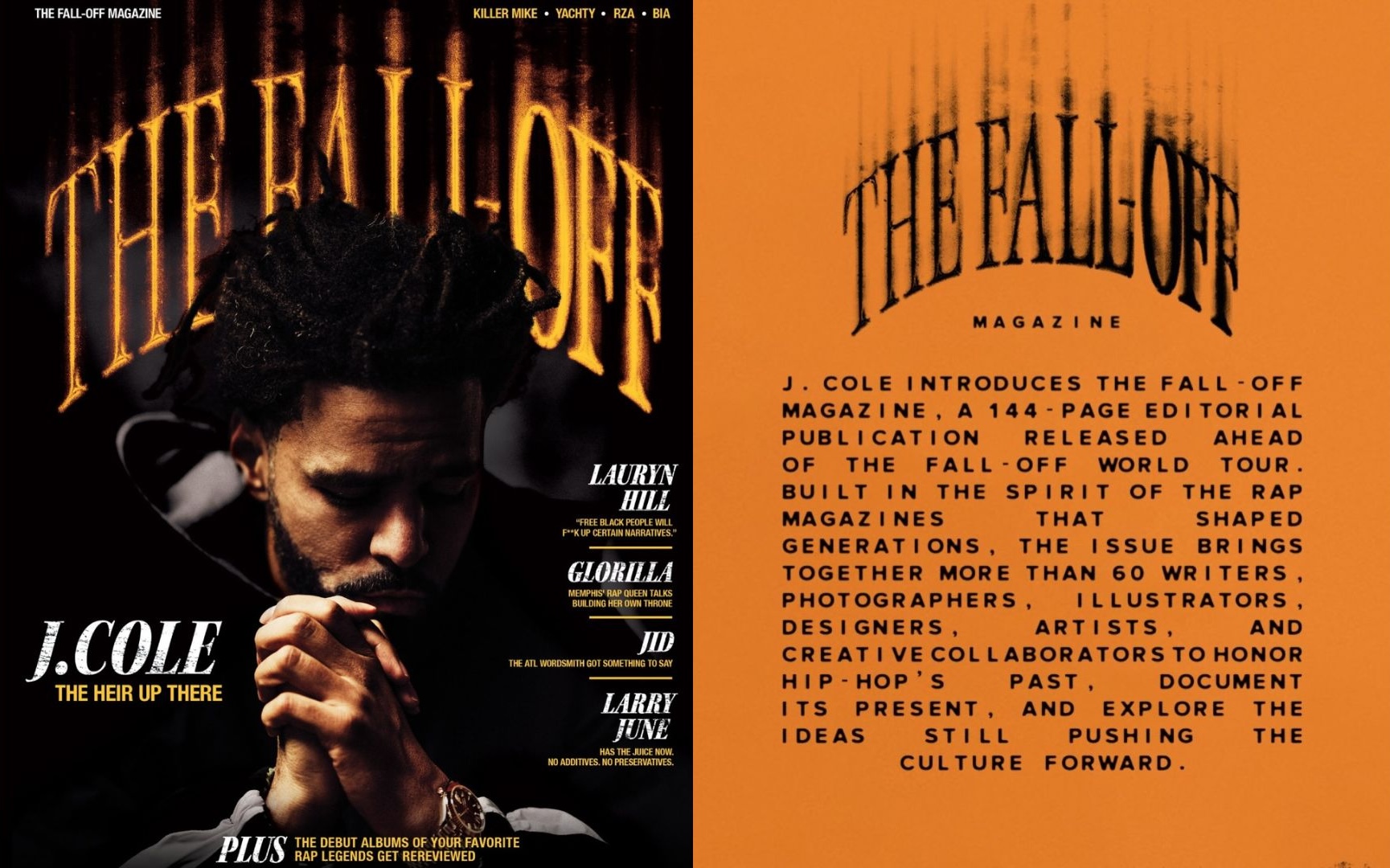 The Fall Off Letters J. Cole Launches 'The Fall-Off' Magazine Celebrating Hip-Hop Culture ...